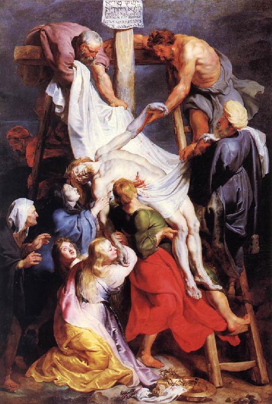 RUBENS, Pieter Pauwel Descent from the Cross oil painting image